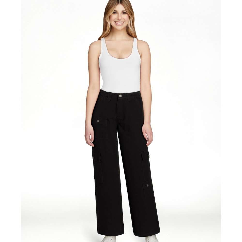 Madden Girl Black Wide Leg Pants